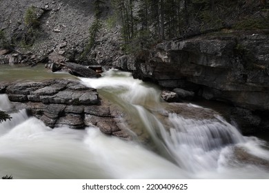 Maligne Canyon Jasper National Park Alberta Canada In Summer