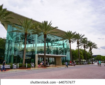 Mall At The Millenia On May 13, 2017 In Orlando, Florida. The Mall At Millenia Is An Upscale, Contemporary, Indoor Shopping Mall.