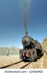 Mallet Steam Locomotive, 1939,  Brought By The Italians Building The Railway In Eritrea.