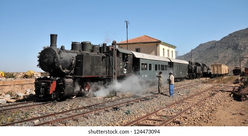 Mallet Steam Locomotive, 1939, Brought By The Italians Building The Railway In Eritrea.