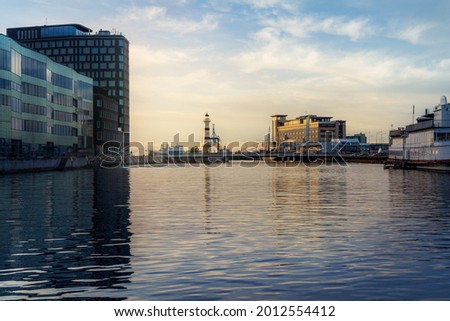 Similar – Image, Stock Photo Hamburg Hafencity Sunset