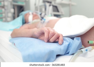 Malnourished Patient In The ICU Bed