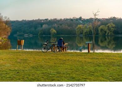 Malomvolgy Lake In Spring Around Pécs, Hungary