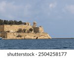 Malta, Valletta, Grand Harbor. Siege Bell War Memorial.