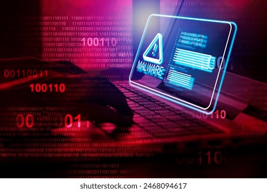 Malware attack virus alert , malicious software infection , cyber security awareness training to protect business information from threat attacks
 - Powered by Shutterstock