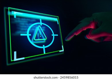 malware detection , virus alert , security awareness concept - Powered by Shutterstock