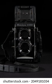 Mamiya c220 camera with two lenses
photograph taken in studio on 29 march 29 2018 at tree rivers in Quebec canada