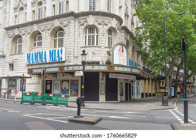 Mamma Mia Musical at the Novello Theatre on The Strand. London - 21st June 2020