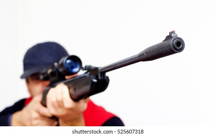 Man With Air Rifle