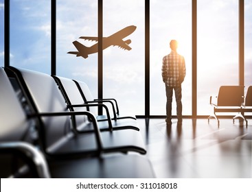 Man In Airport