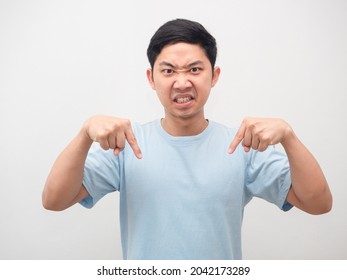 Man Angry Face Looking Point Finger Stock Photo 2042173289 | Shutterstock