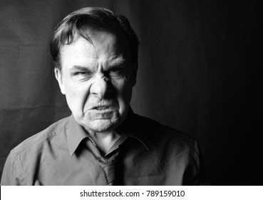 Man Angry And Threatening 