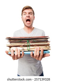 man with archives
