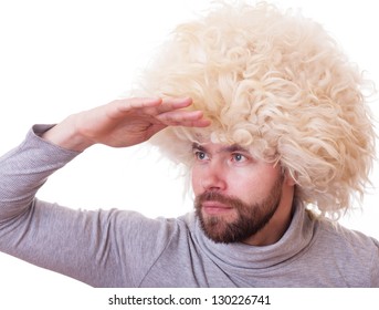 Man With A Beard In The Caucasian Papakhi.