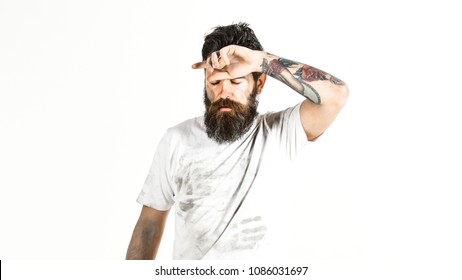 11,689 Man dirty shirt Images, Stock Photos & Vectors | Shutterstock