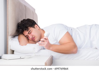 Schlafloser Mensch