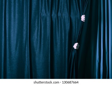 Man Behind The Dark Curtain.