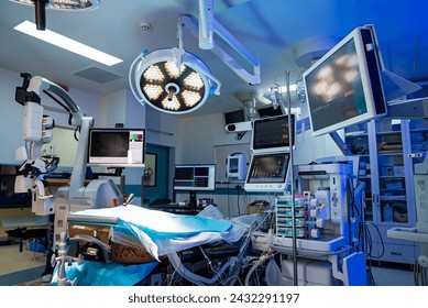 A man is being operated on in a hospital room - Powered by Shutterstock