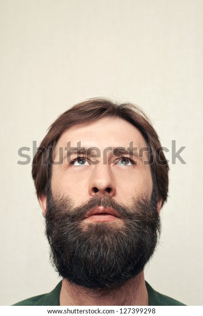 Man Big Beard Moustaches Stock Photo (Edit Now) 127399298