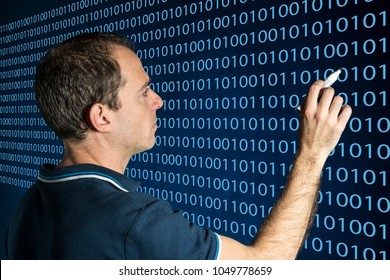 man and binary system