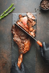 Beef Steak Tomahawk Featuring Tomahawk, Marble, And Beef, A Food ...