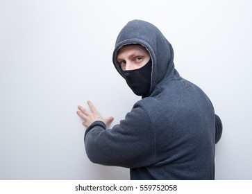 Man In Black Ski Mask