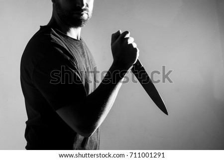 Similar – Image, Stock Photo I didn’t hear the shot.
