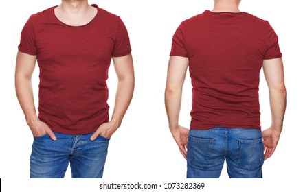 Download Red Tshirt Mockup High Res Stock Images Shutterstock