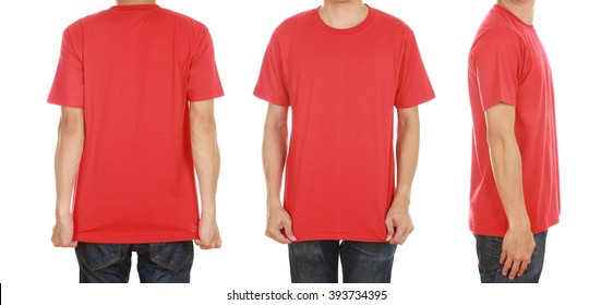 red tshirt blank