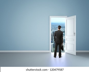 2,417 Business Man Enter Building Images, Stock Photos & Vectors 