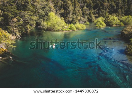 Similar – Image, Stock Photo Lonely rowing boat