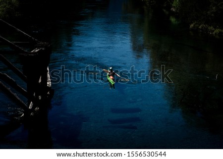 Similar – Image, Stock Photo Lonely rowing boat