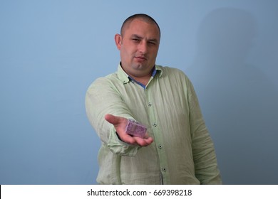 Man with a box ring