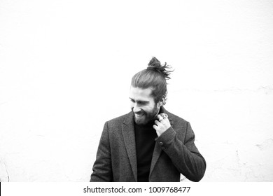 man with bun