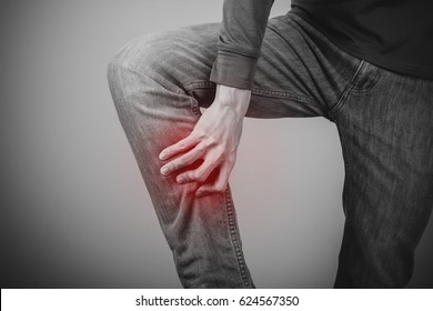 Man Calf Leg Pain