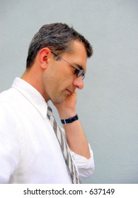 man calling