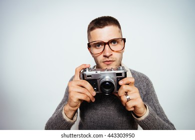 A man with a camera