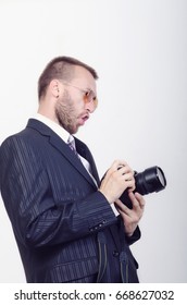 man with camera