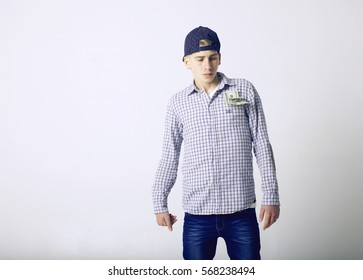 Man and cap