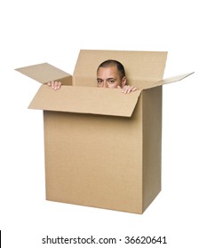 Man In A Cardboard Box.