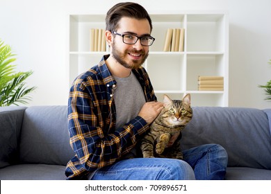 Man Cat Stock Photo 709896559 | Shutterstock