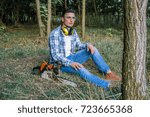 man with a chainsaw