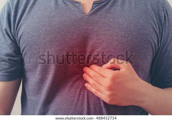 man chest pain from acid\
reflux