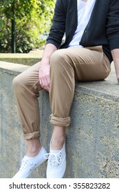 Man With Chinos, Chino Pants