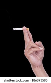 man with cigarette