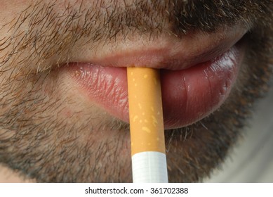 Man with a cigarette