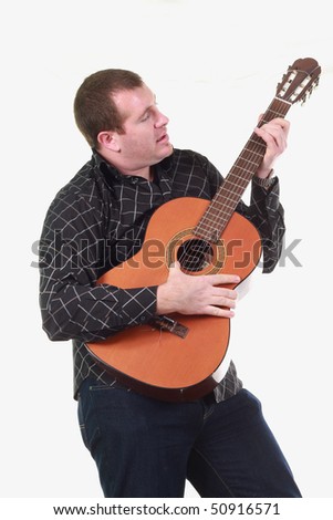 Image, Stock Photo red haired man