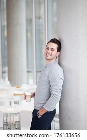 man with coffee