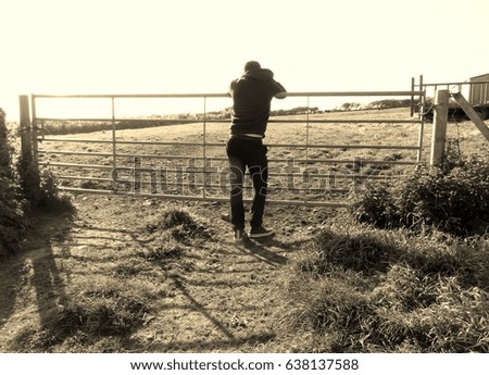 Similar – Foto Bild Hallig Gröde | Naturbadestelle nach dem Bad im Meer