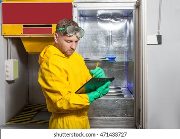 Man Cooking Meth